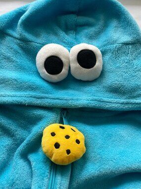 Cookie Monster Plush Hooded Costume